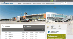 Desktop Screenshot of lju-airport.si