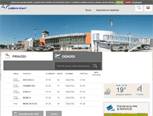 Tablet Screenshot of lju-airport.si